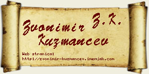 Zvonimir Kuzmančev vizit kartica